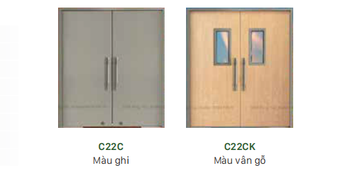 Cửa Thép Chống Cháy EI90 2 Cánh Mở 1 Chiều